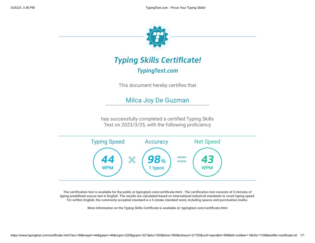 Typing Test