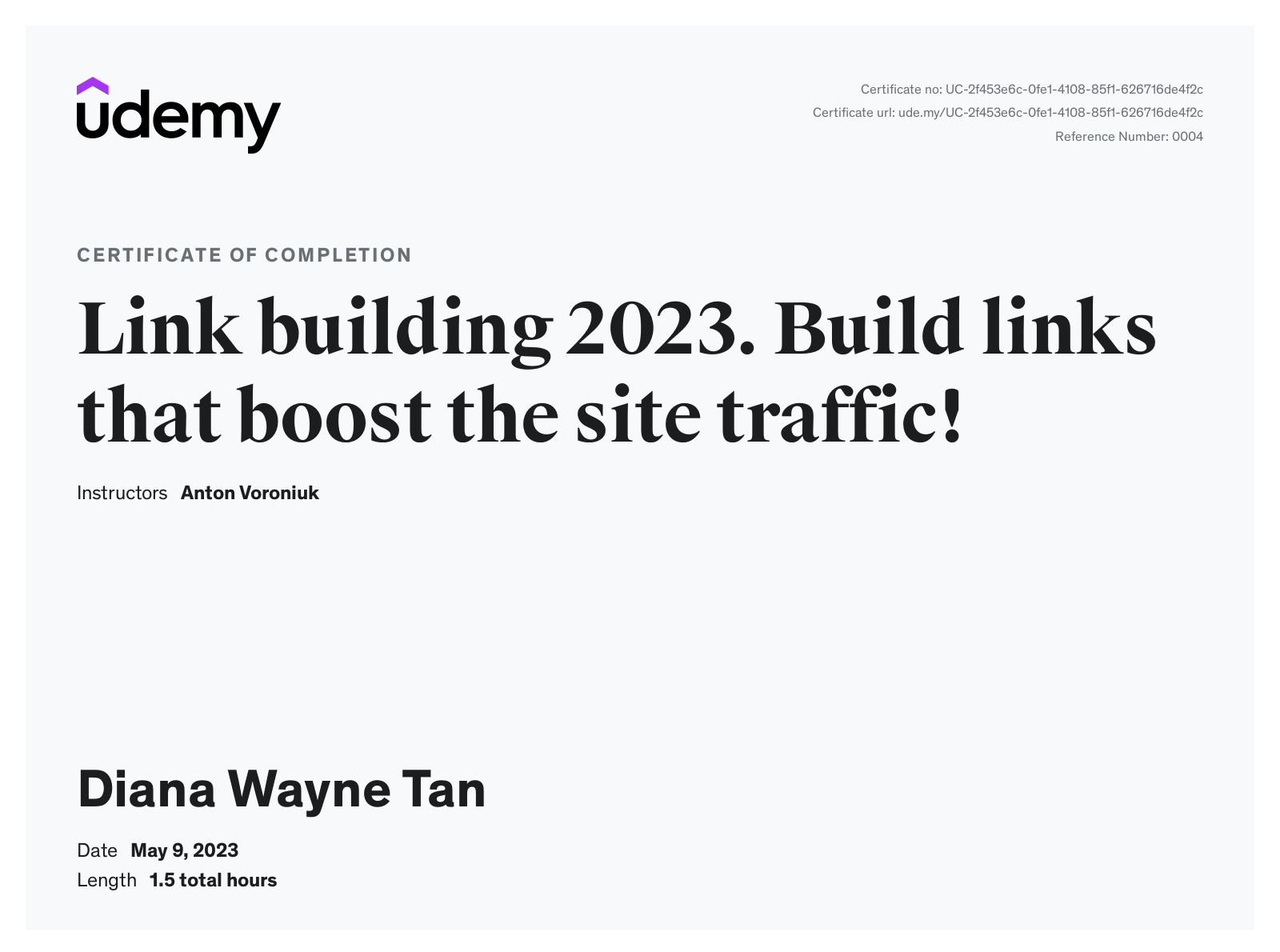 Link Building - udemy