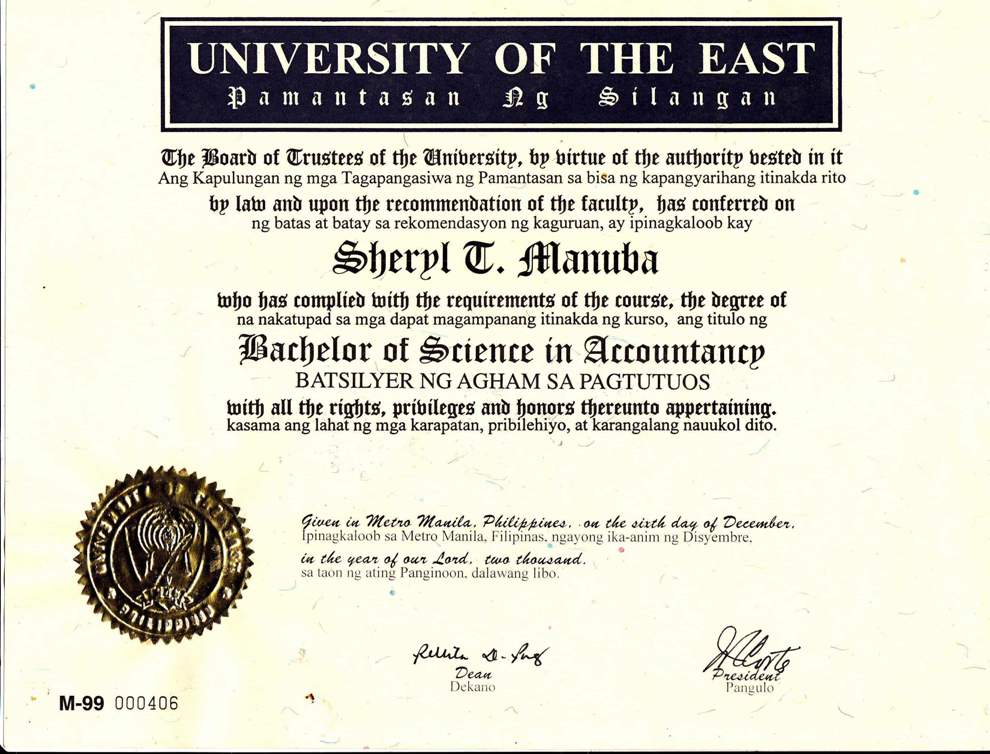 BS Accountancy Degree