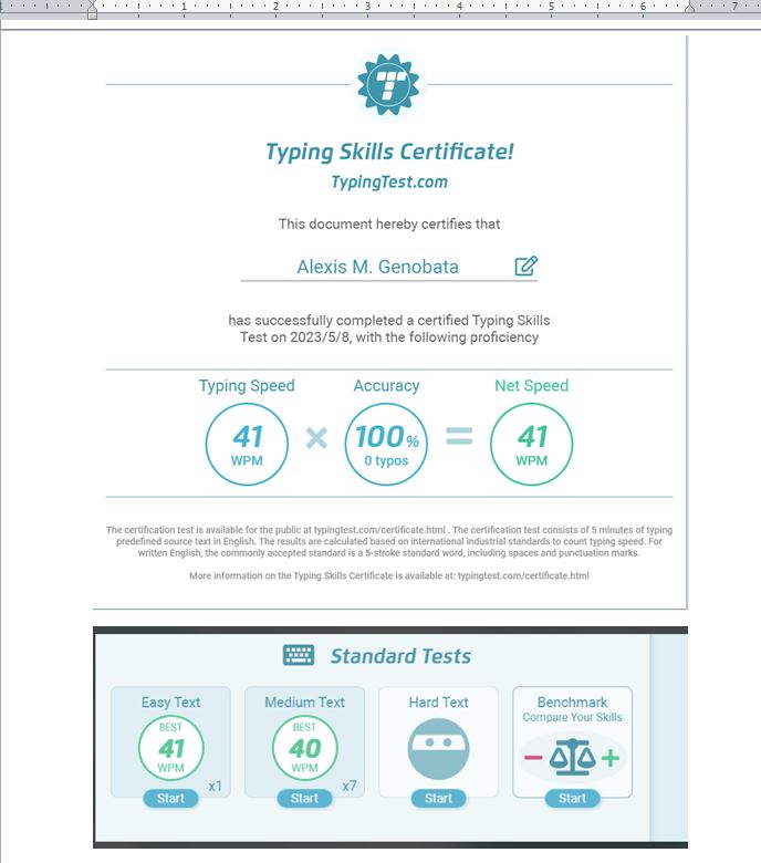 Typing Test