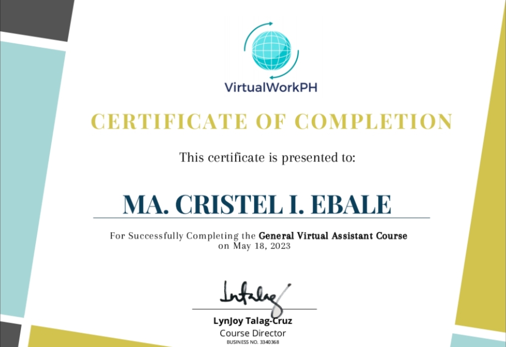 General Virtual Assistant Course