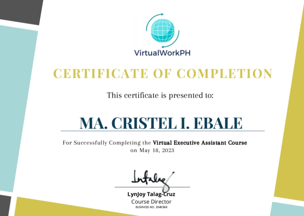 Virtual Executive Assistant Course