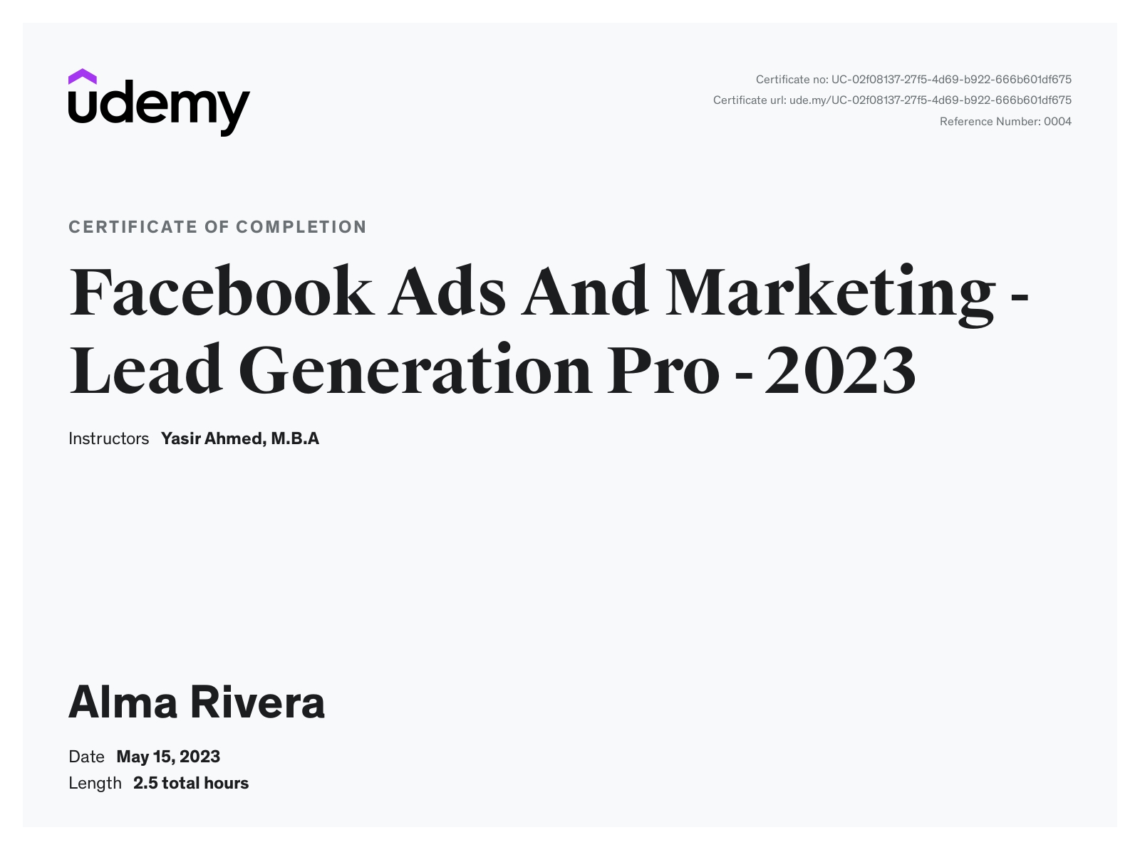 UDEMY Facebook Ads And Marketing-Lead Generation Pro-2023 Course