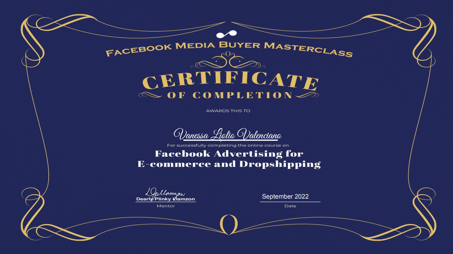 FB Media Buyer Masterclass Certification