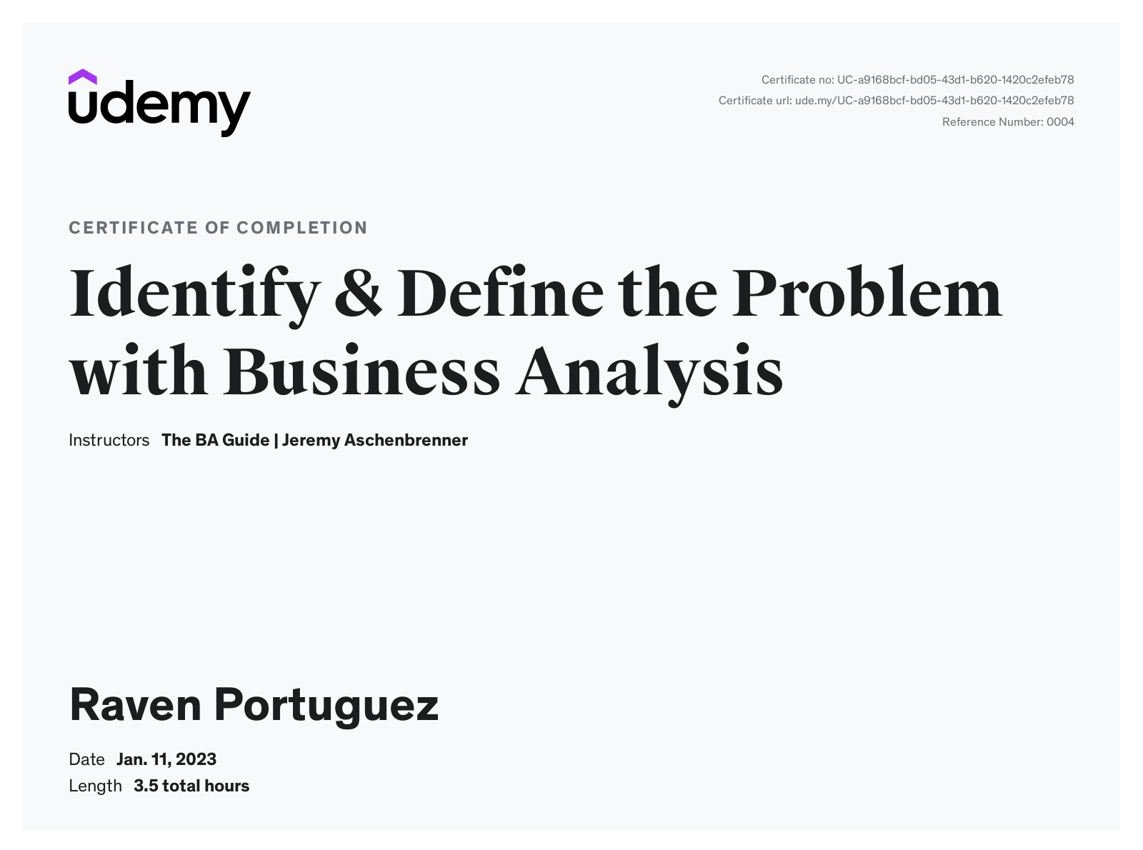 Identify & Define the Problem with Business Analysis