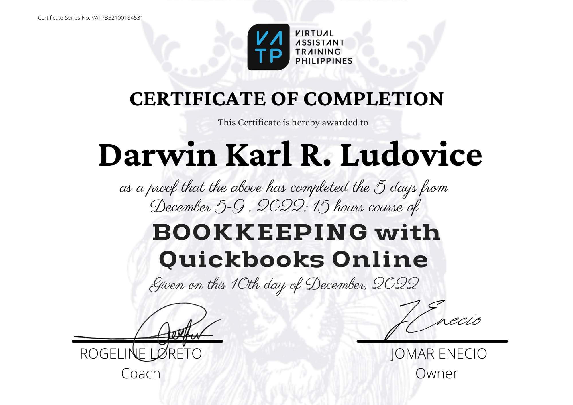 Bookkeeping Course