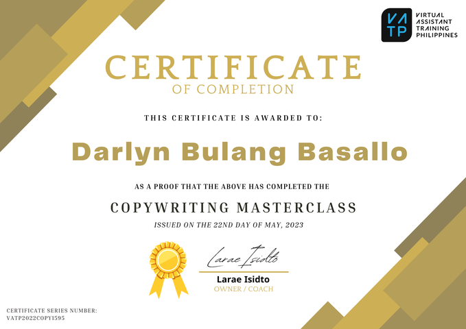 Copywriting Masterclass