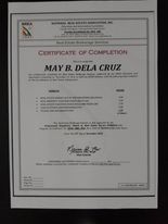 Certificate of Completion