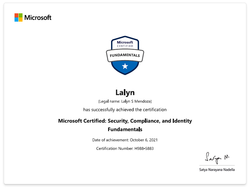 Microsoft Certified: Security, Compliance, and Identity Fundamentals