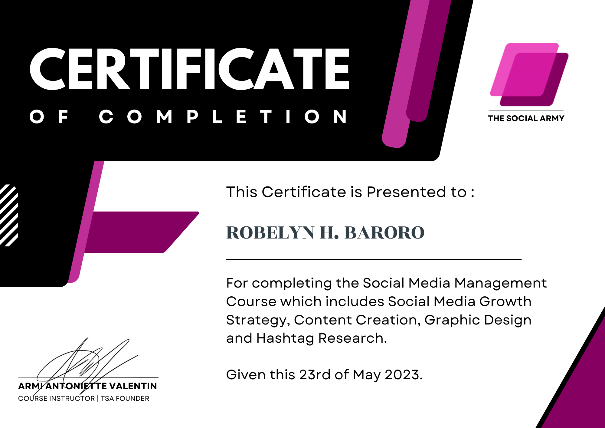 SOCIAL MEDIA MANAGER