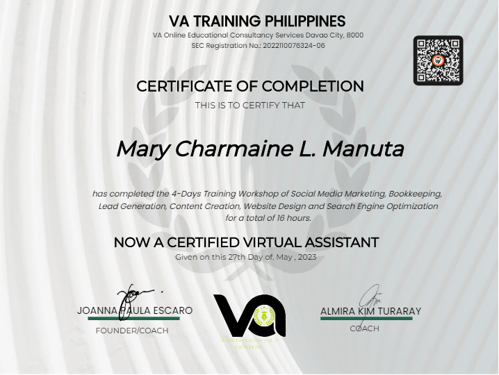 VA Training Philippines