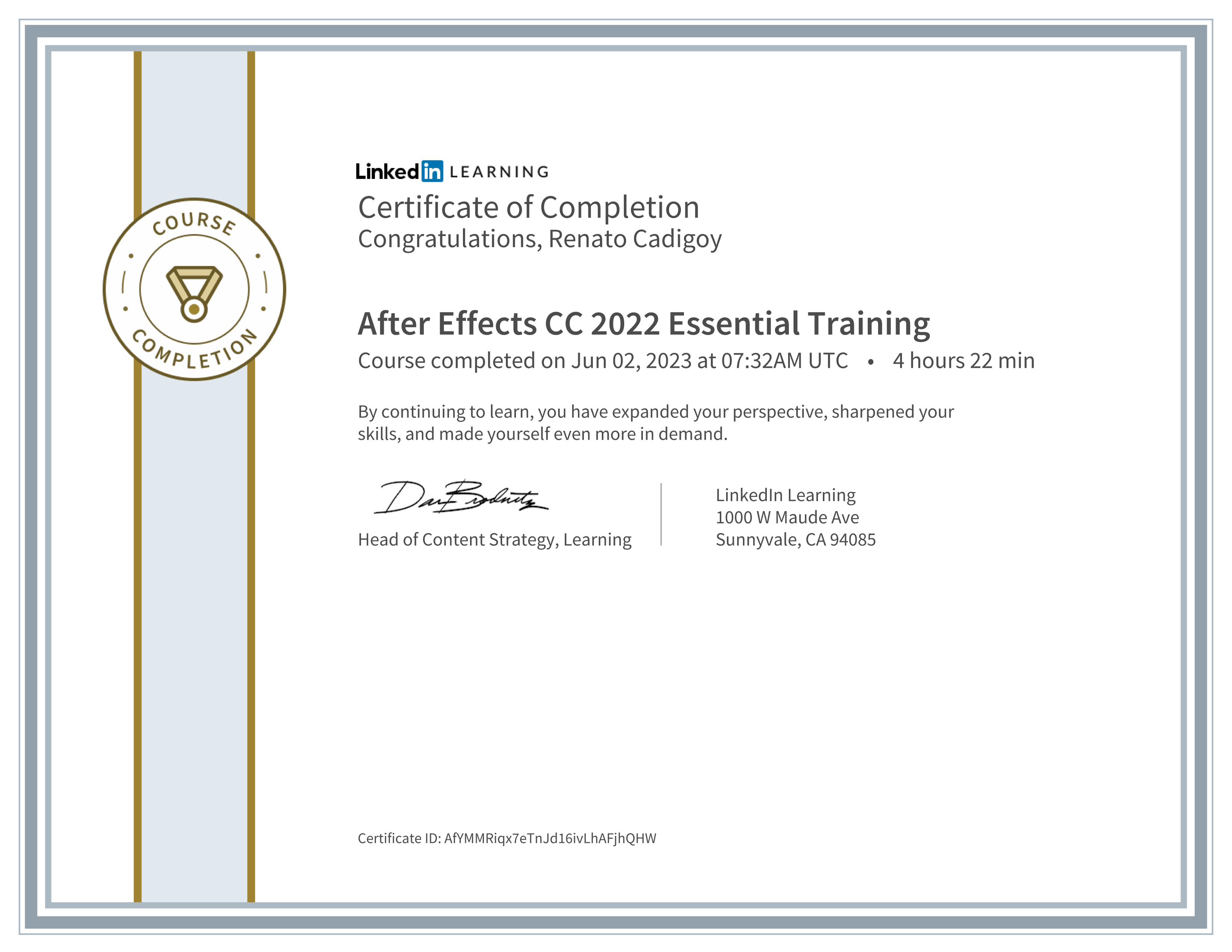 Linkedin Cert