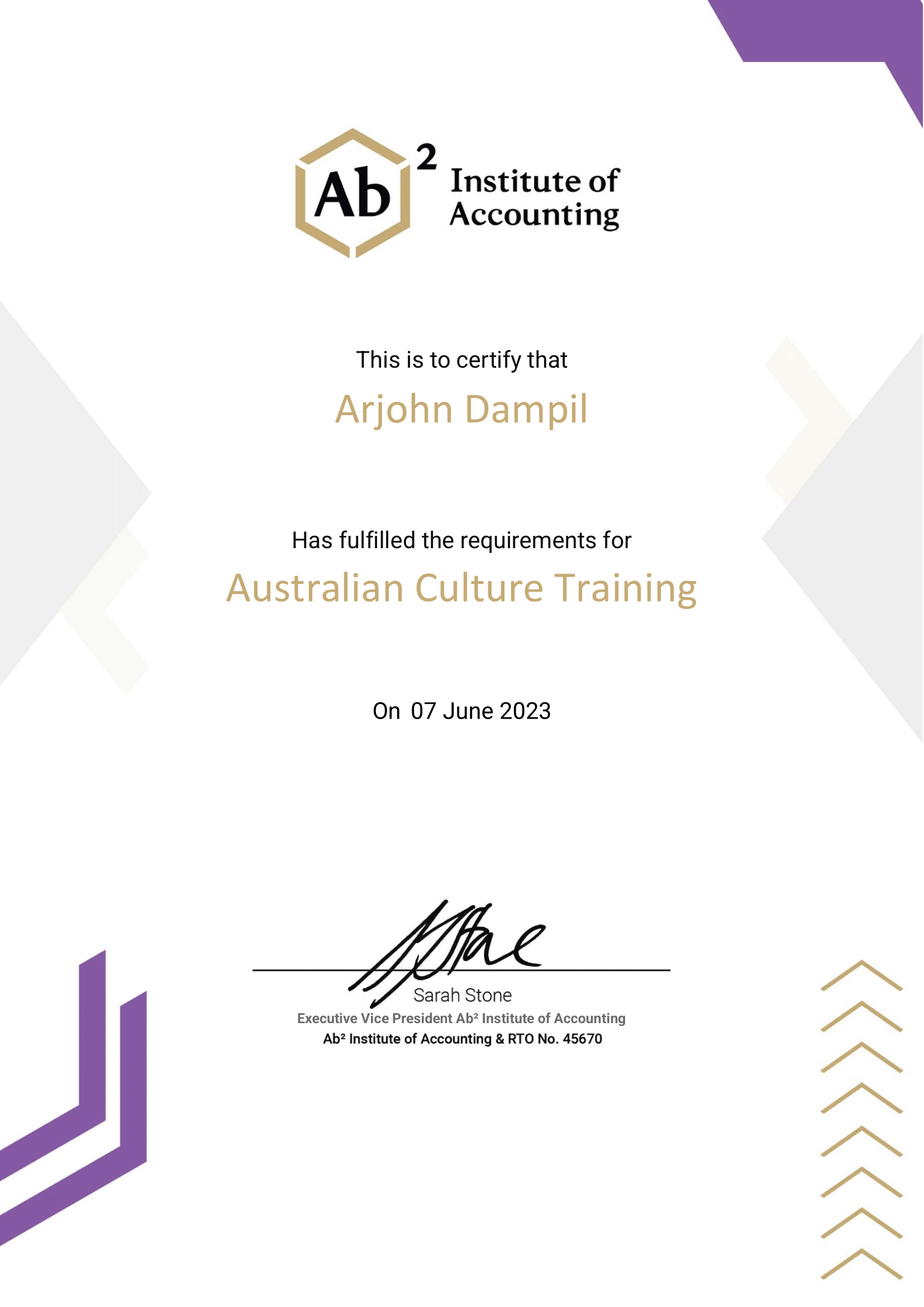 Australian Culture Training