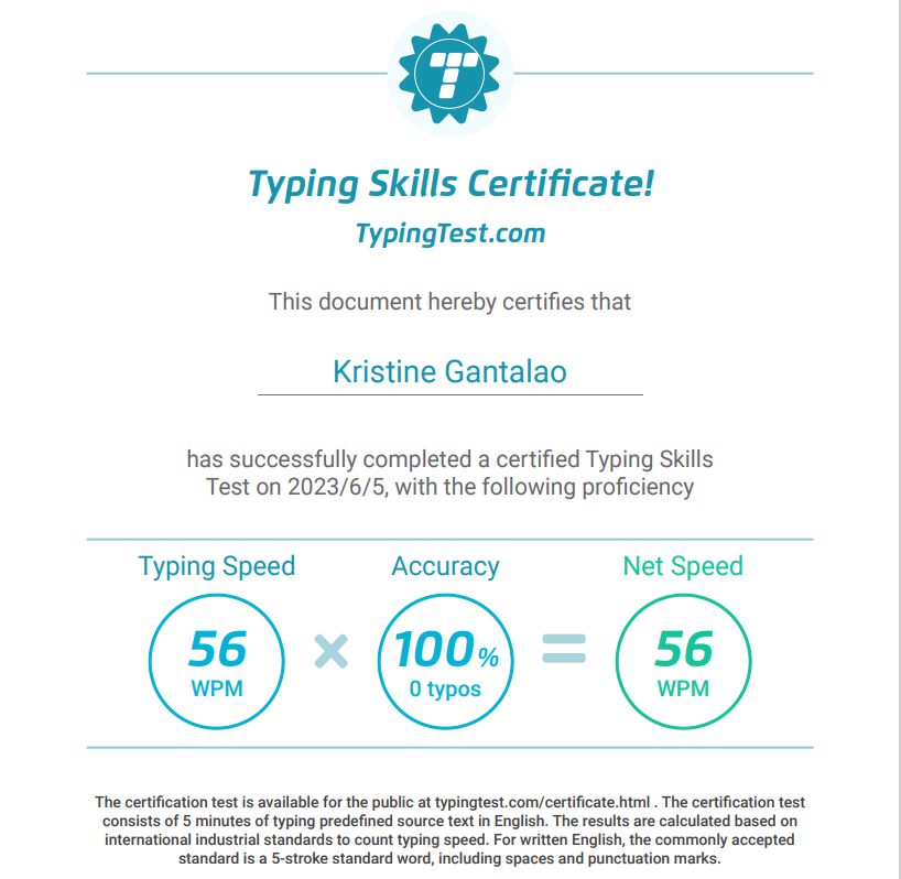 TYPING TEST