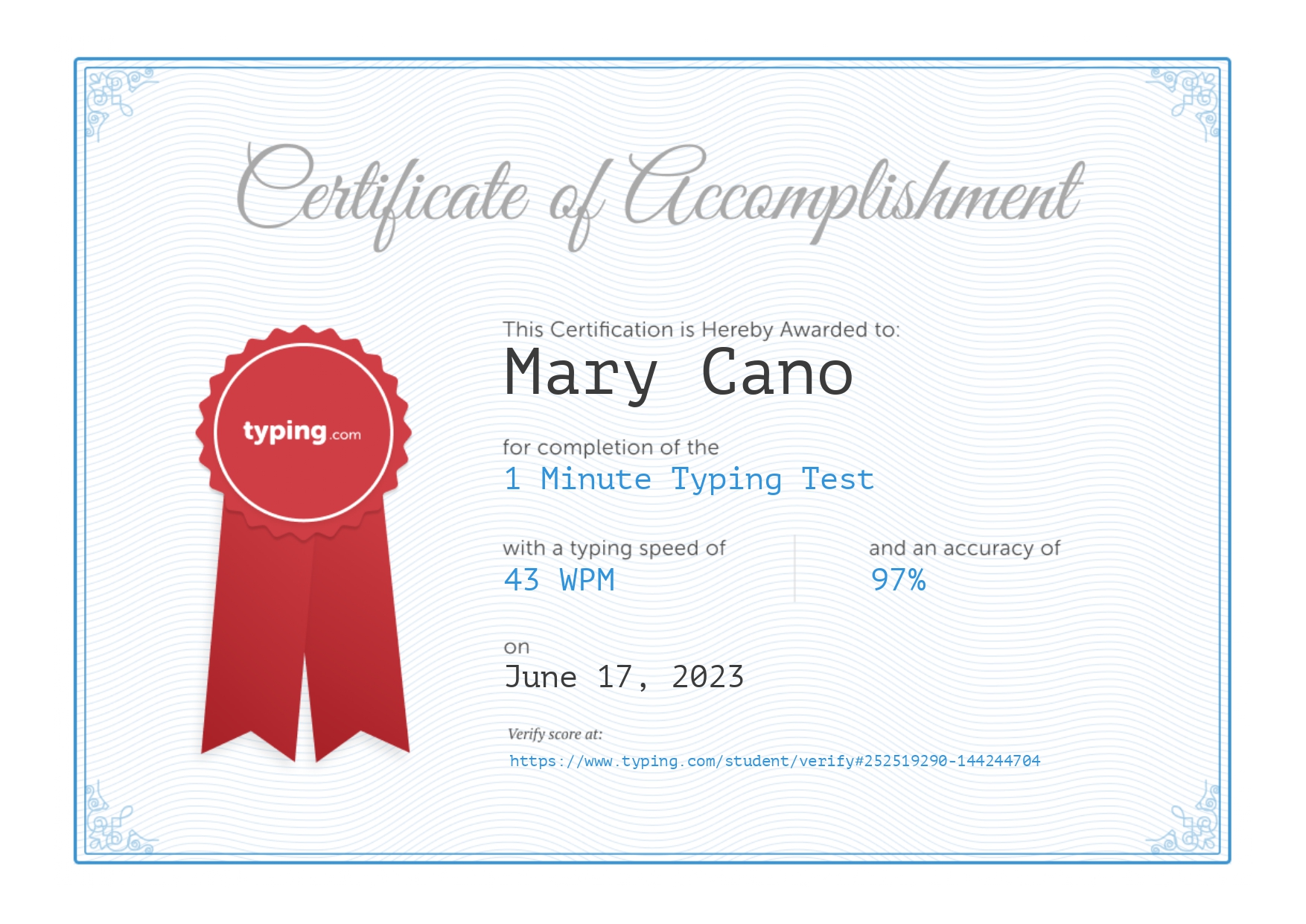 Typing Test