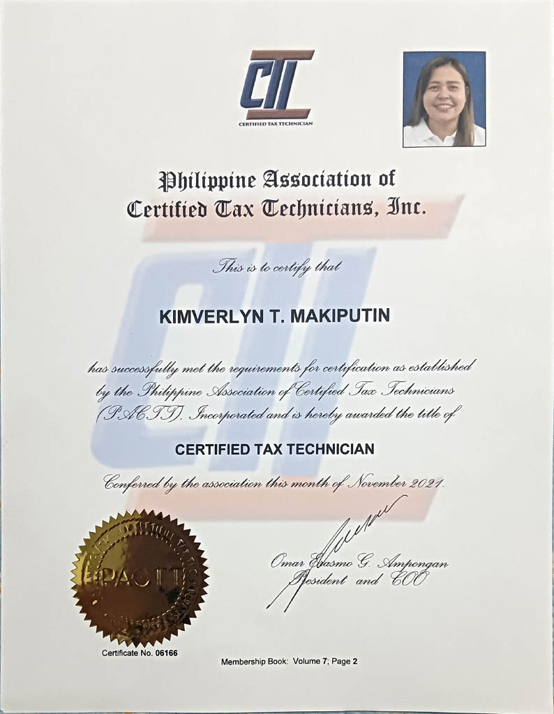 Certified Tax Technician