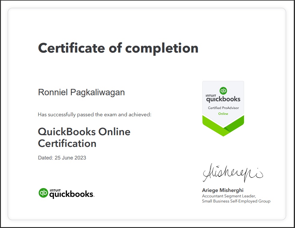 QuickBooks ProAdvisor Online