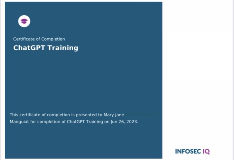 ChatGPT Training