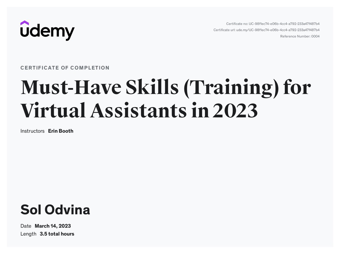 Virtual Assistants