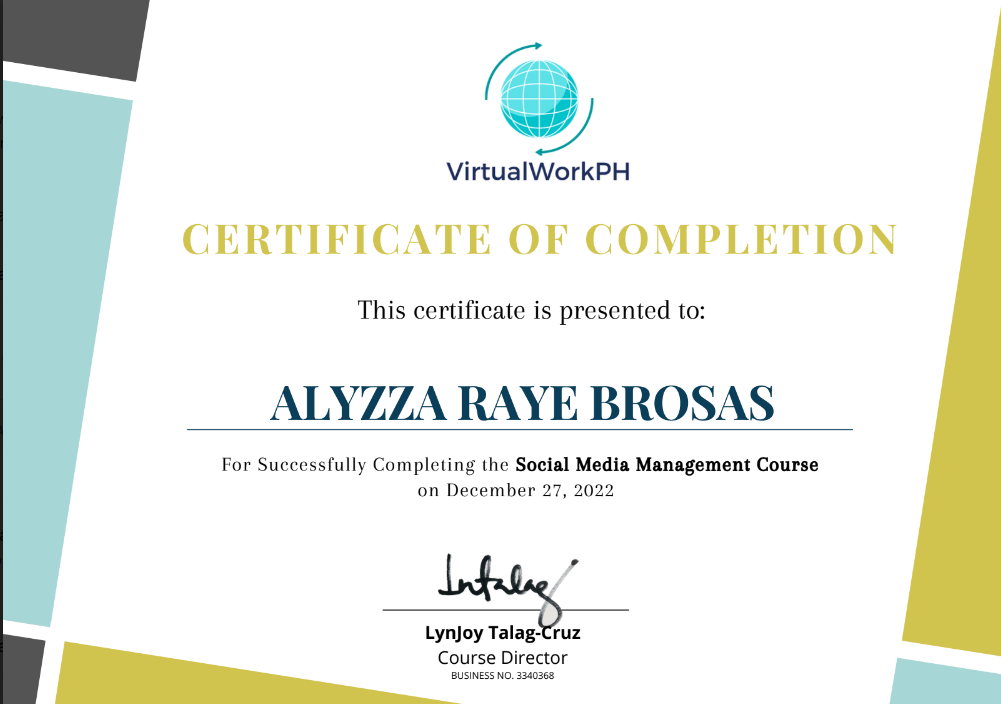 Social Media Management Course