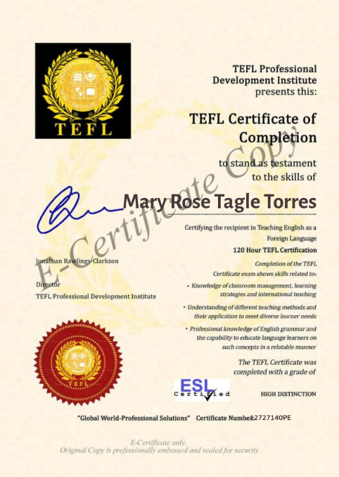 Teaching English as Foreign Language
