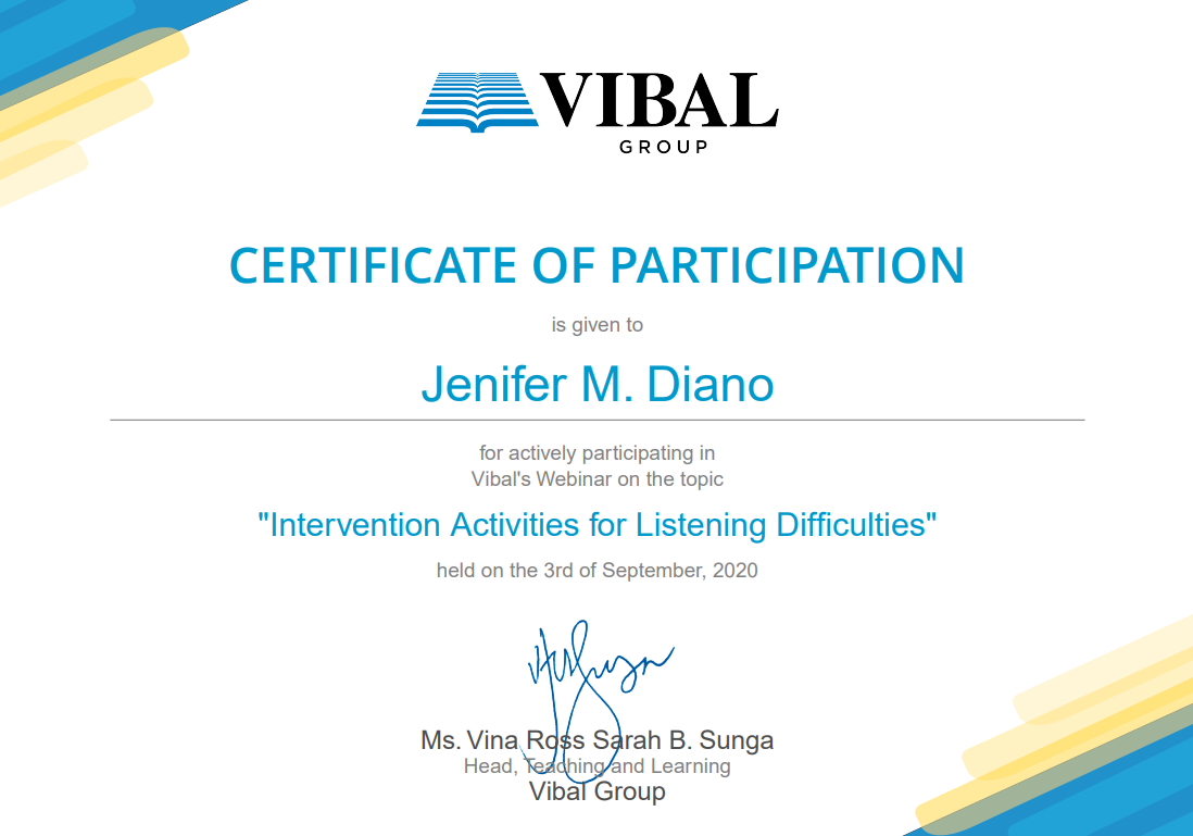 Intervention Activities for Listening Difficulties