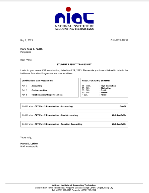 Member of the Institute of Certified Bookkeepers - United Kingdom