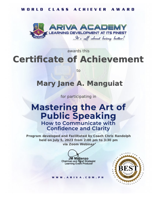 Mastering the Art of Public Speaking