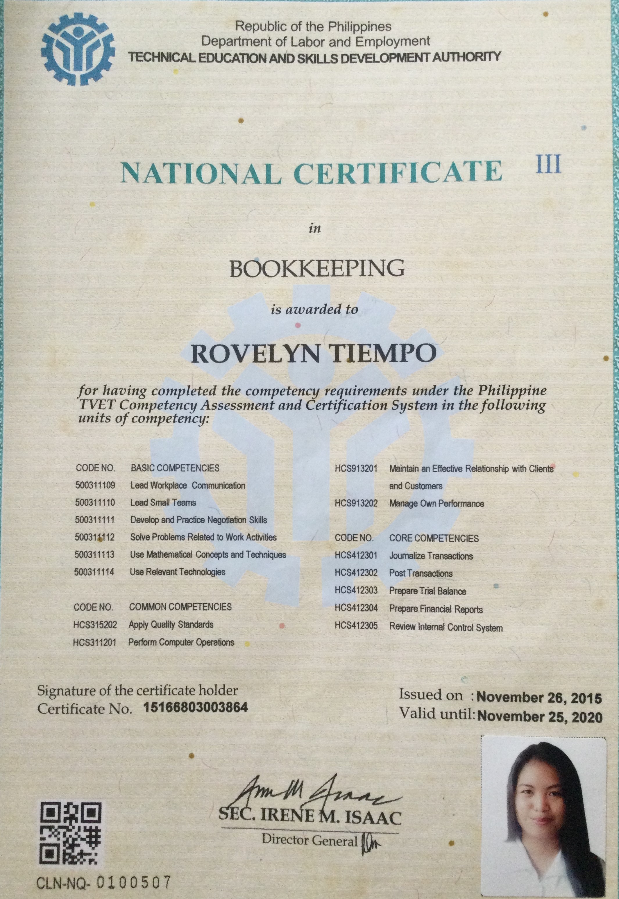 NC II Bookkeeping