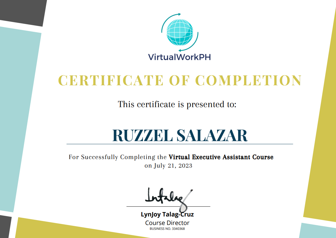 Virtual Executive Assistant Course