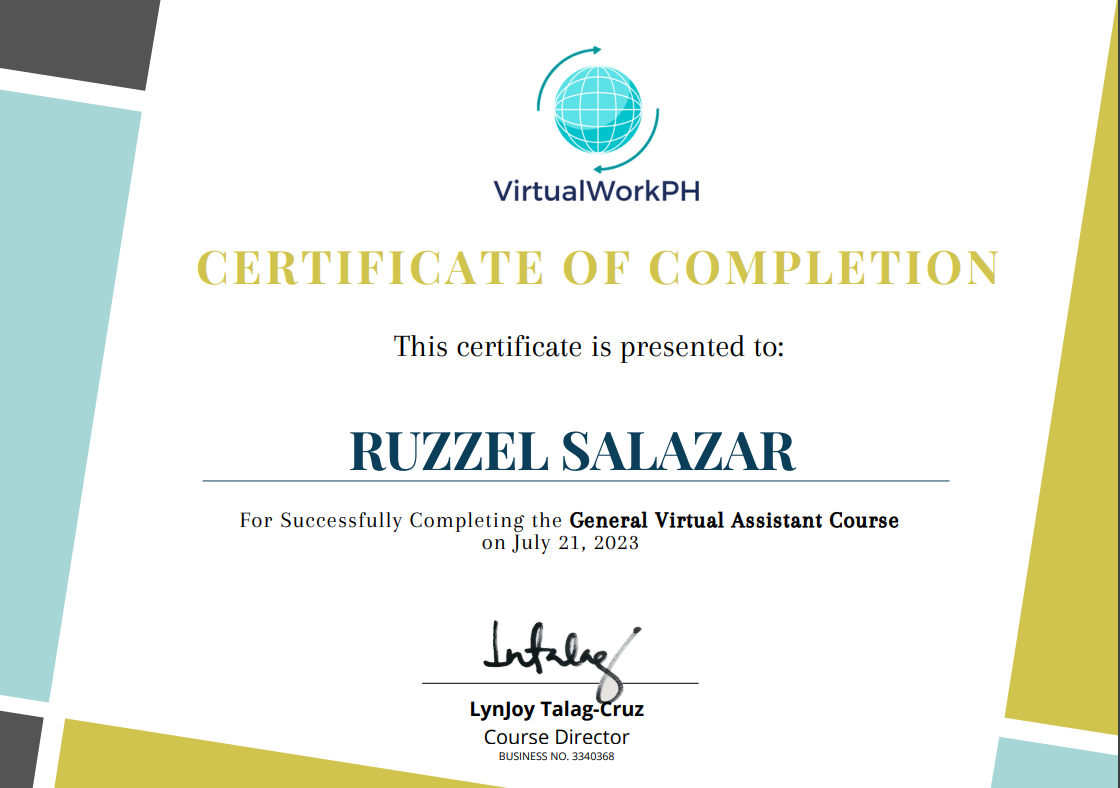 General Virtual Assistant Course