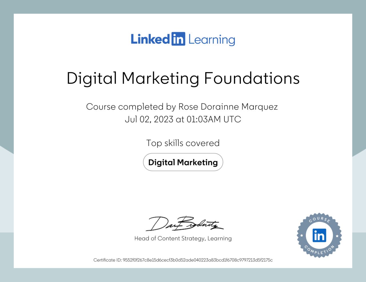 Digital Marketing Foundations