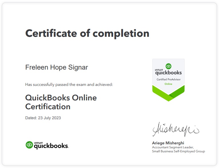 QB Cert