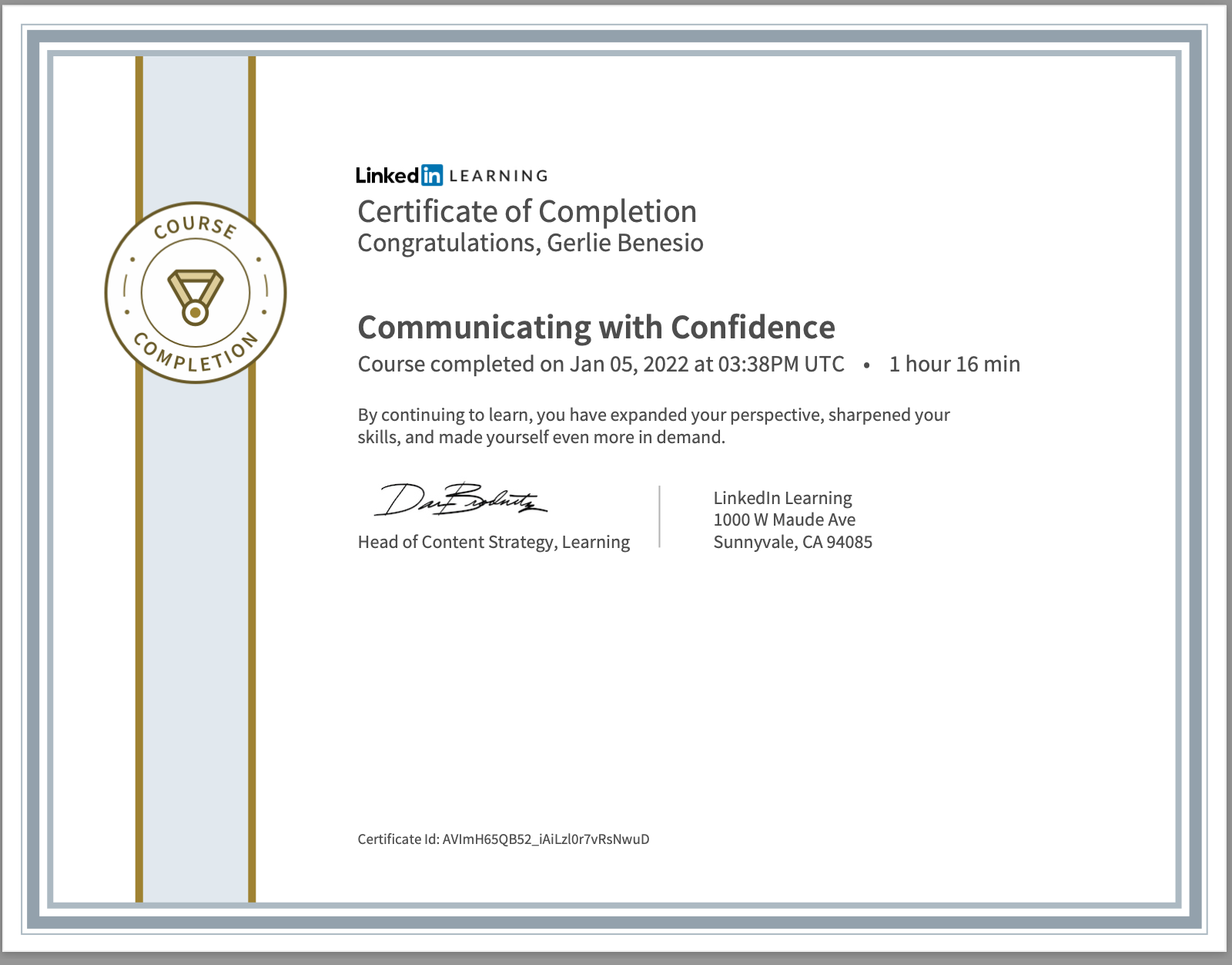 Communicating with Confidence