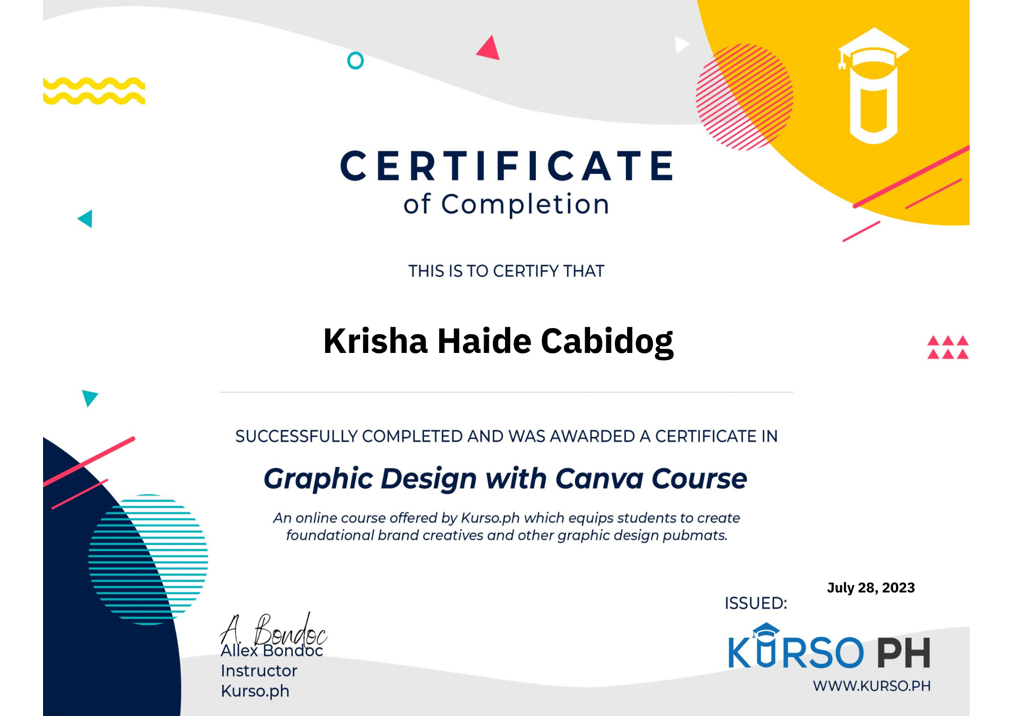 Graphic Design with Canva Course