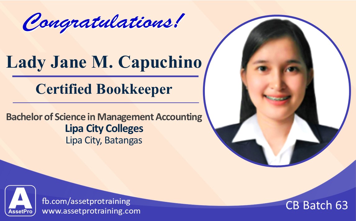 Certified Bookkeeper