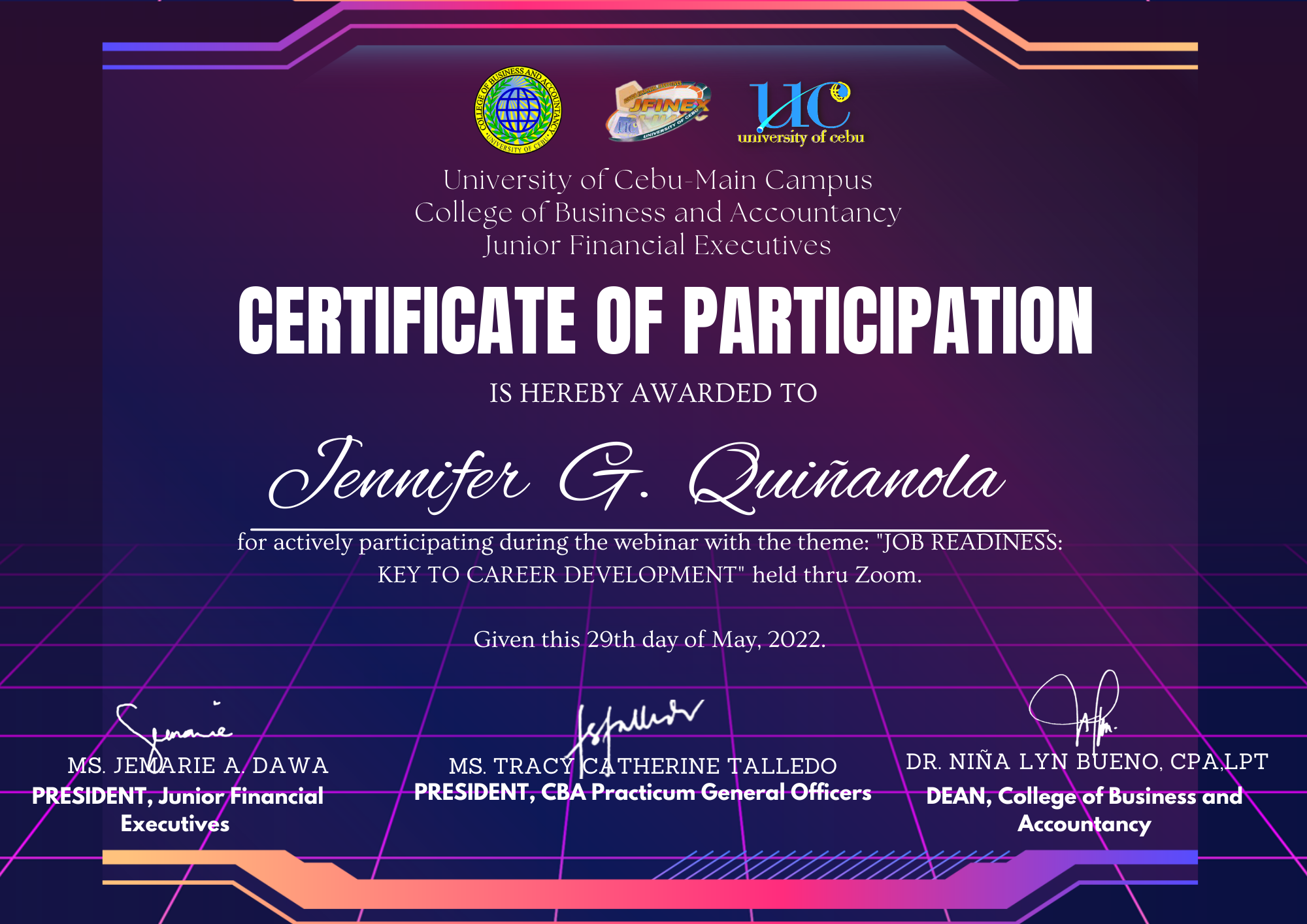 Career Development Certificate