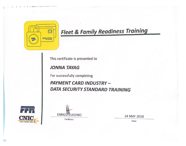 Payment Card Industry-Data Security Standard Training