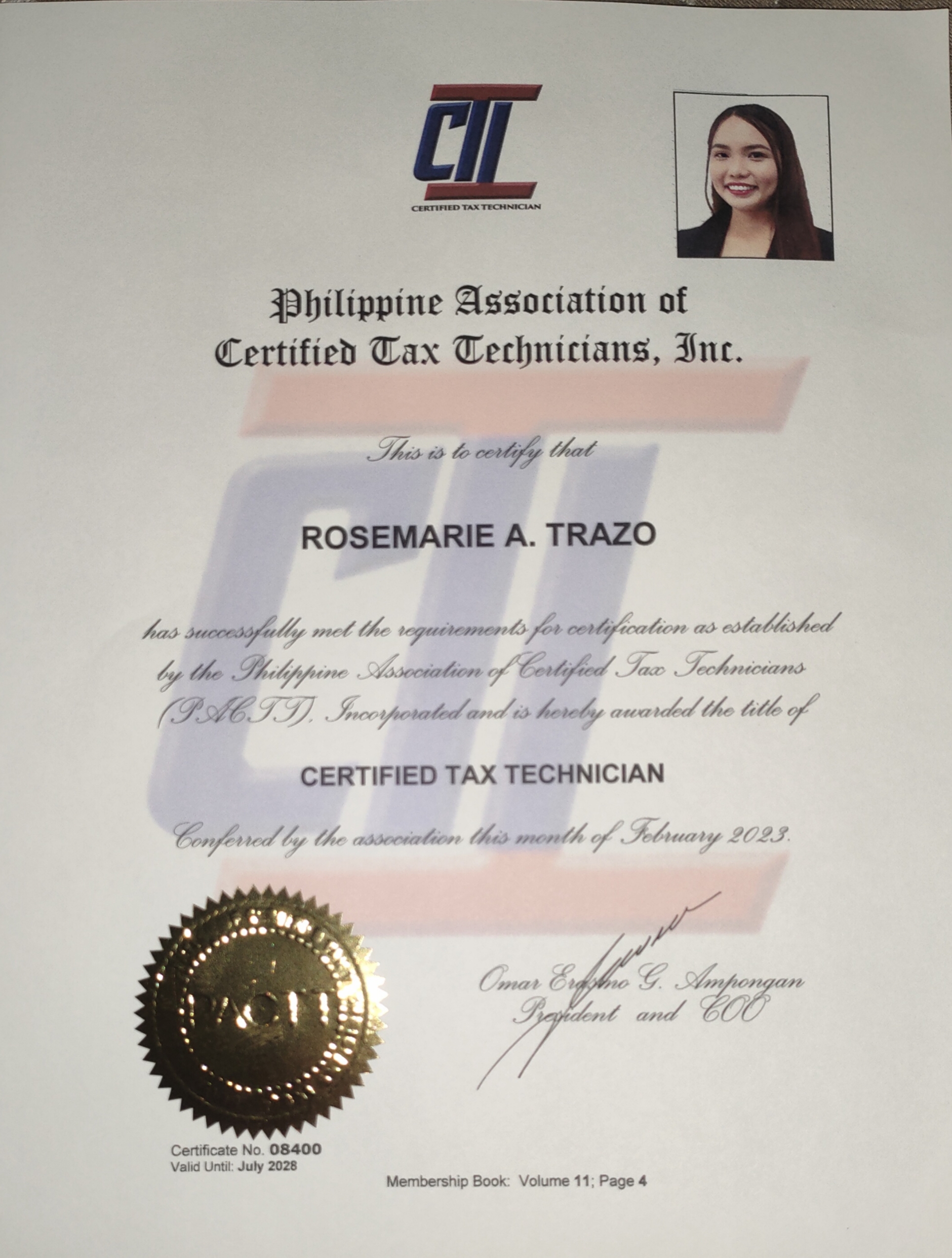 Certified Tax Technician