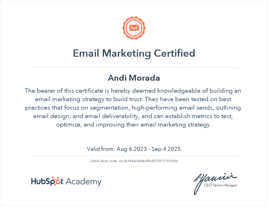 Email Marketing Hubspot