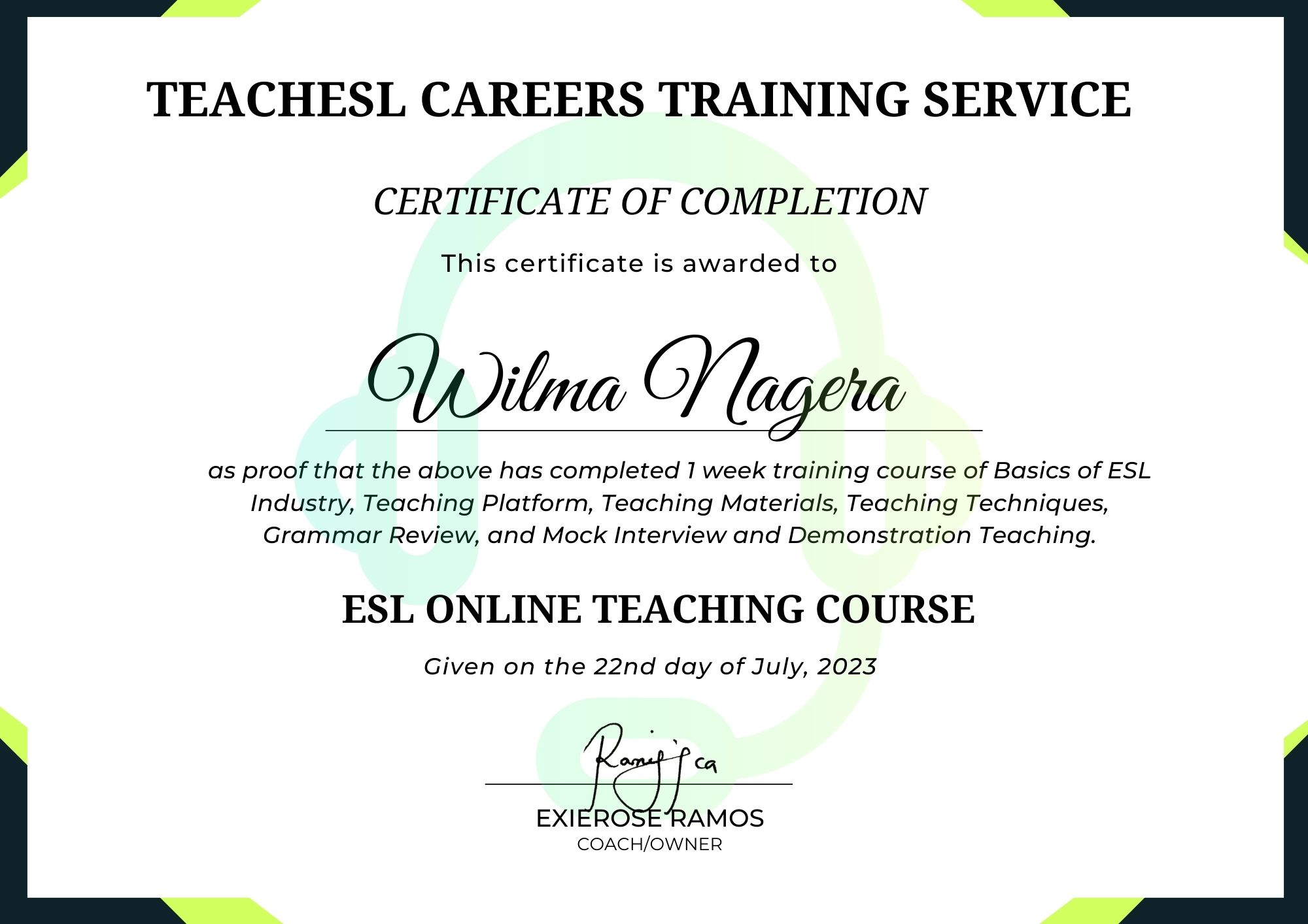 ESL Training