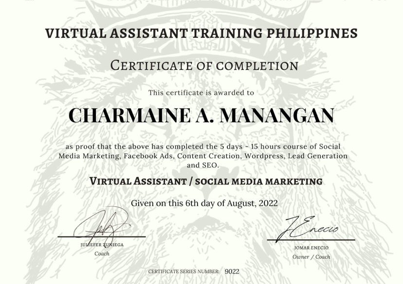 VIRTUAL ASSISTANT/SOCIAL MEDIA MARKETING