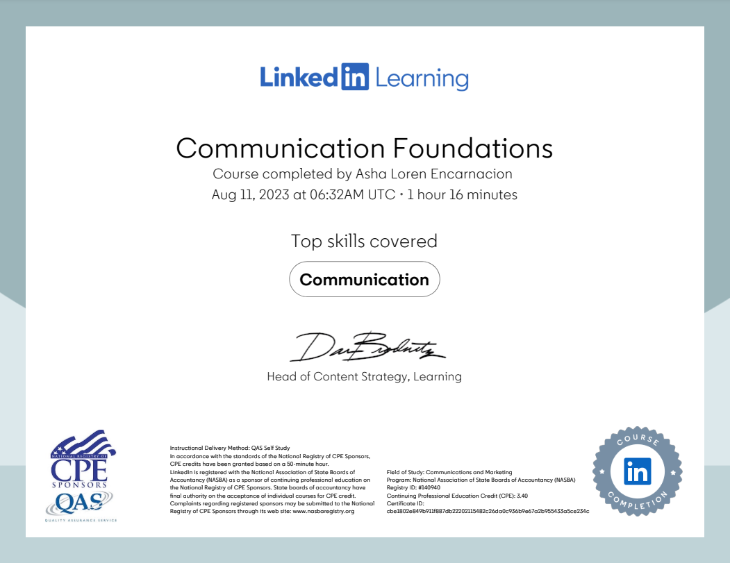 Communication Foundations