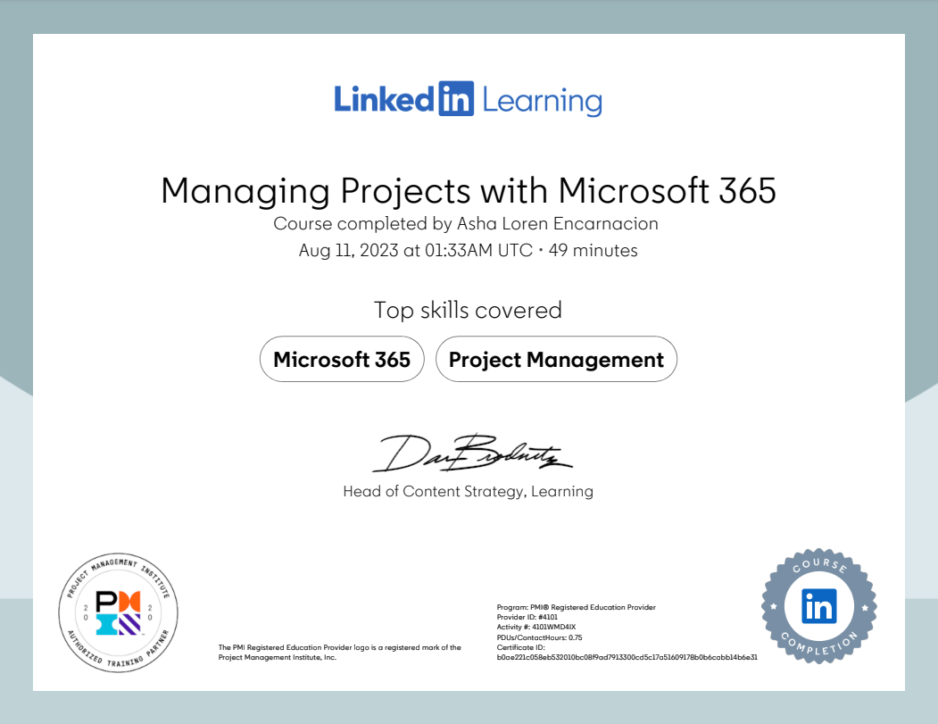 Managing Projects with Microsoft 365