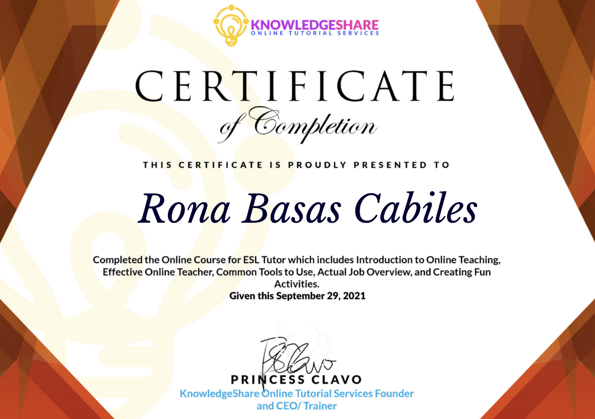 Online Teaching Certificate