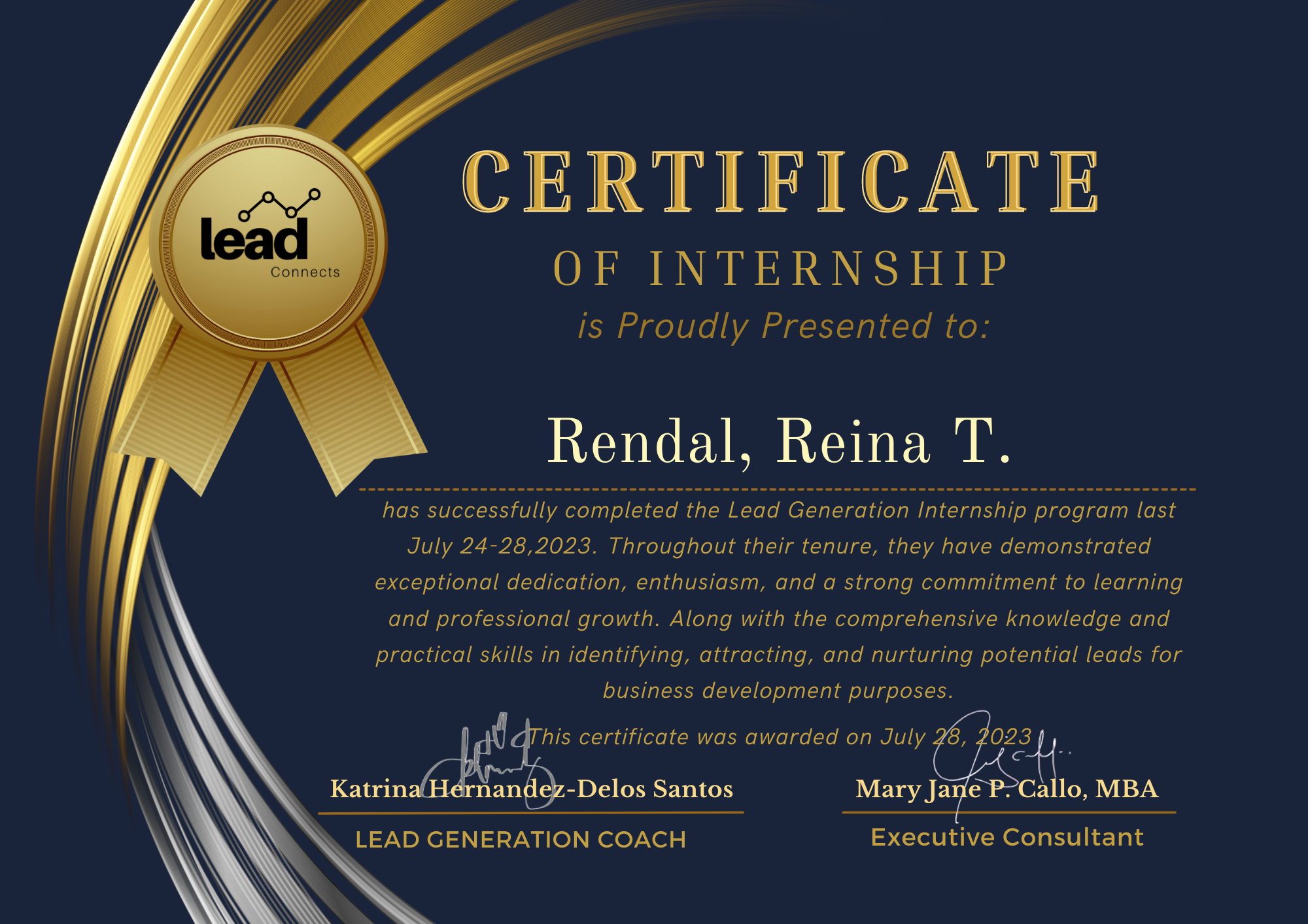 Lead Generation Internship Program