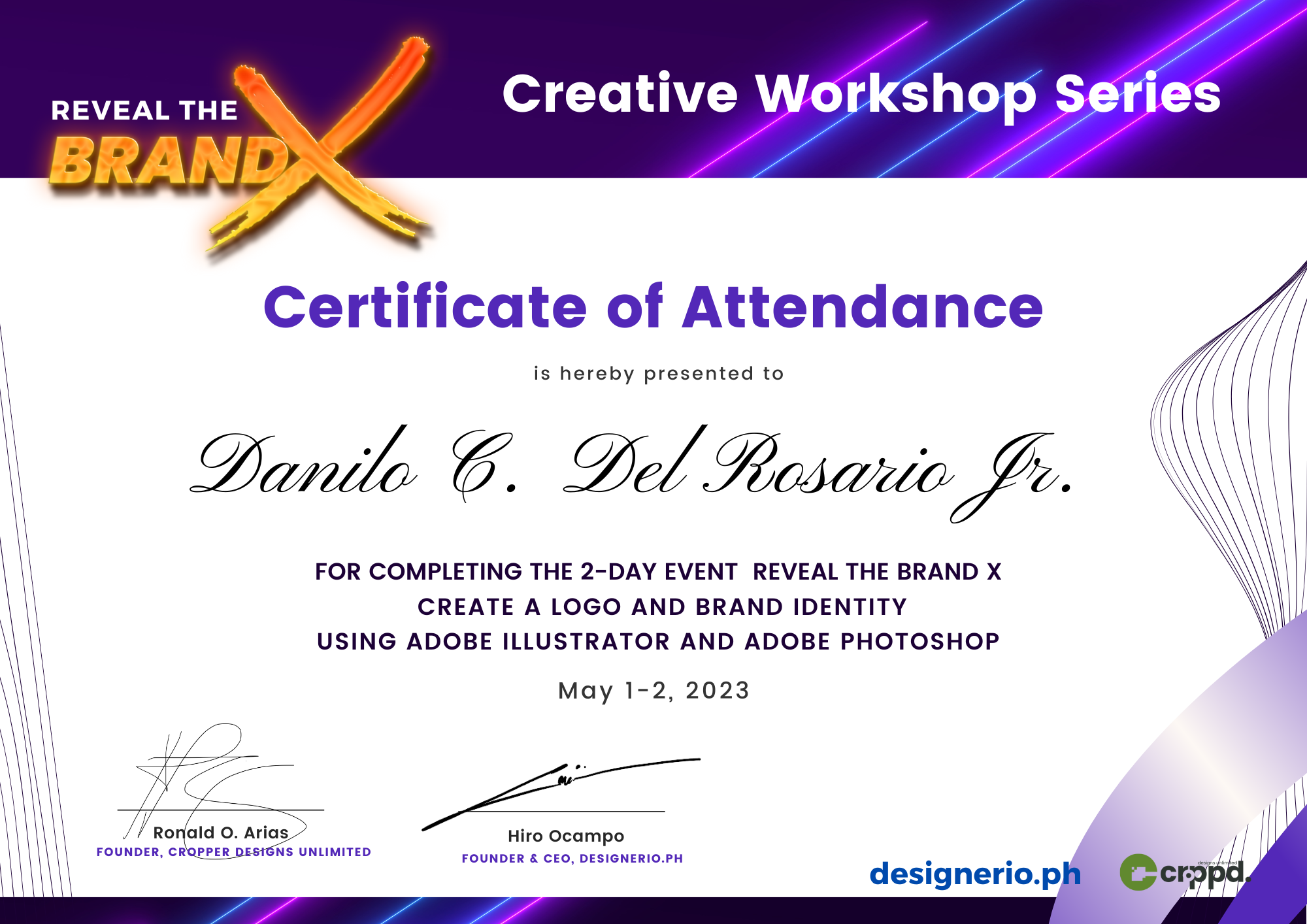 Reveal the BrandX- Creative Workshop