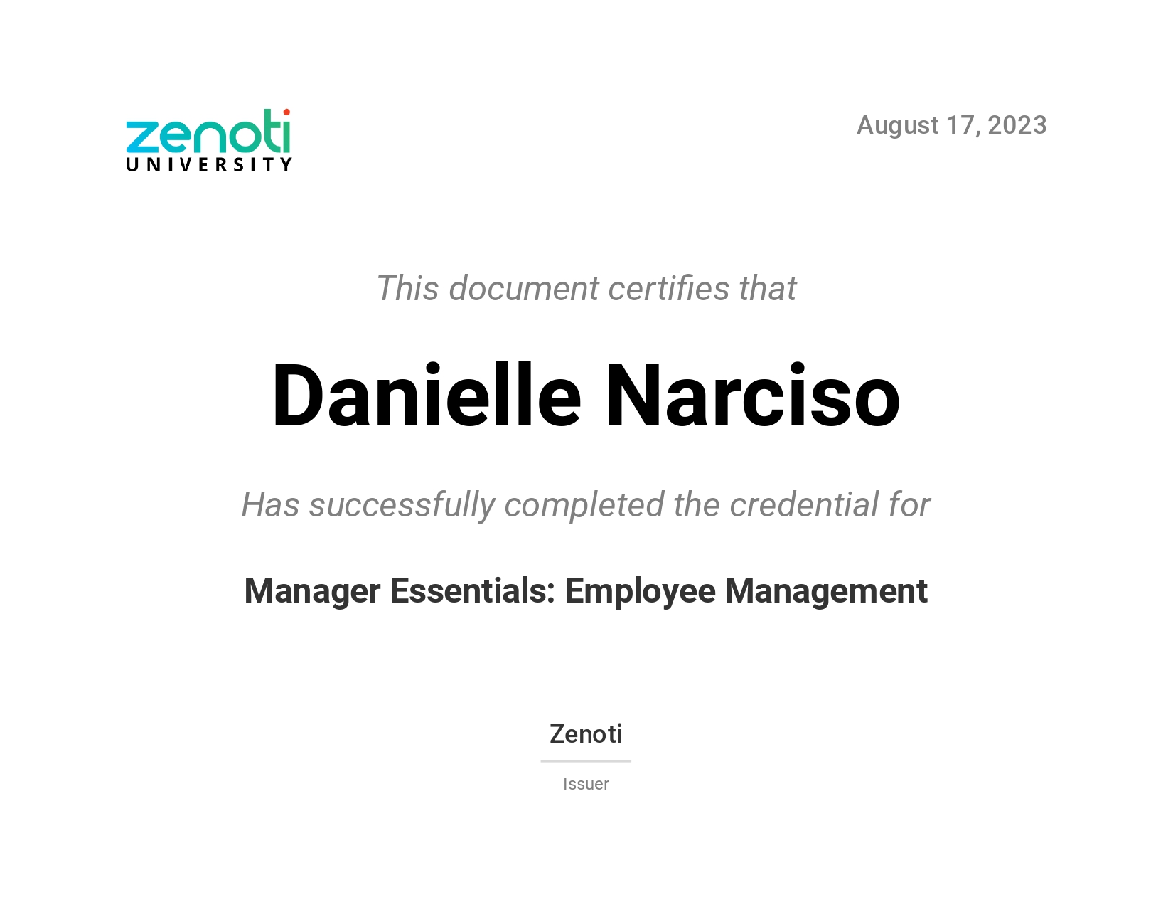 Zenoti Manager Essentials: Employee Management