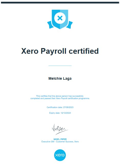 XERO Payroll