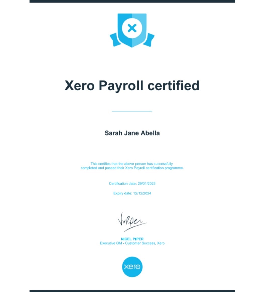 XERO PAYROLL